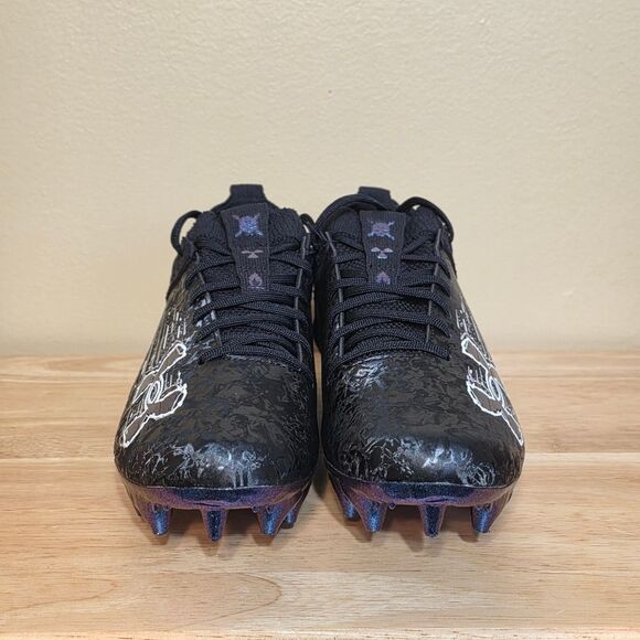 Under Armour Blur Smoke Suede 2.0 MC Football Cleats Black 3027978-001 Men's 8 - Picture 2 of 7